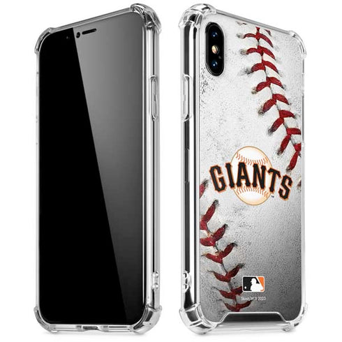 MLB San Francisco Giants Game Ball iPhone XS Max Clear Case